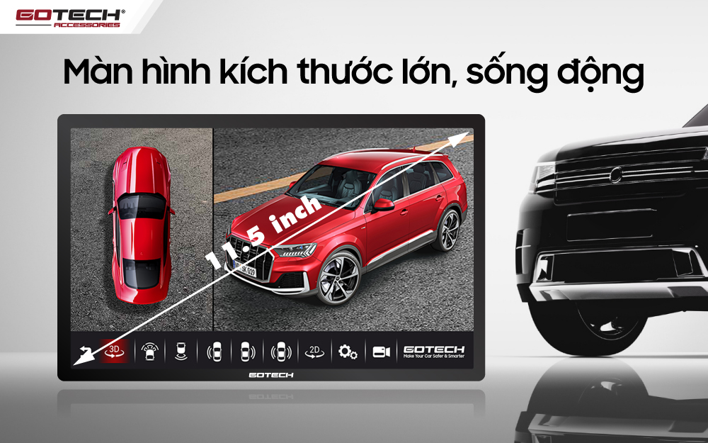 MÀN HÌNH Ô TÔ THÔNG MINH GOTECH GT11.5I 360